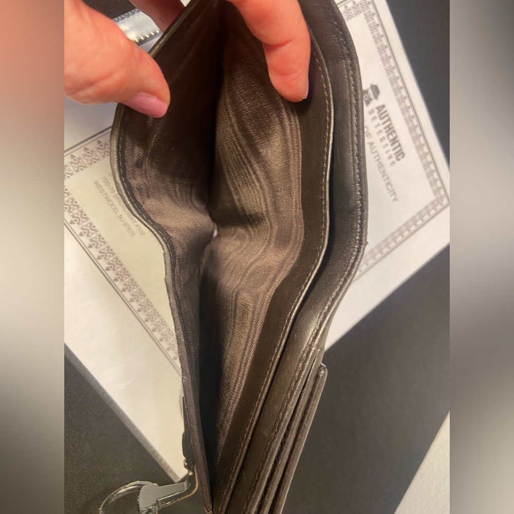 GUCCI ~ Horse Bit ~ Vintage Brown Leather ~ GG Canvas Bifold ~ COA Included 🤎✨ - Picture 6 of 11